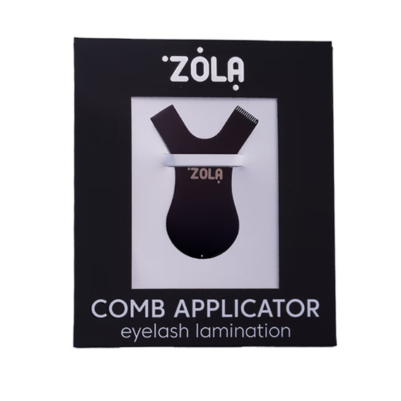 Metalen applicatorkam ZOLA zwart - Фото №3