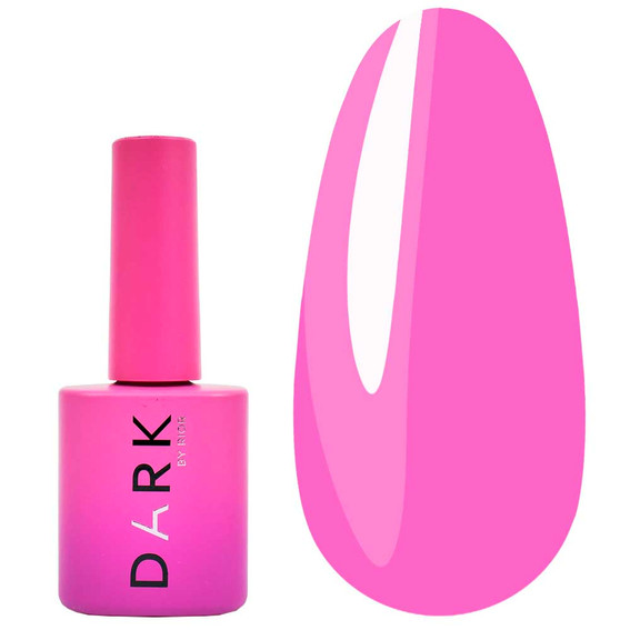 Gel polish DARK New collection 107 rich pink 10 ml - Фото №1