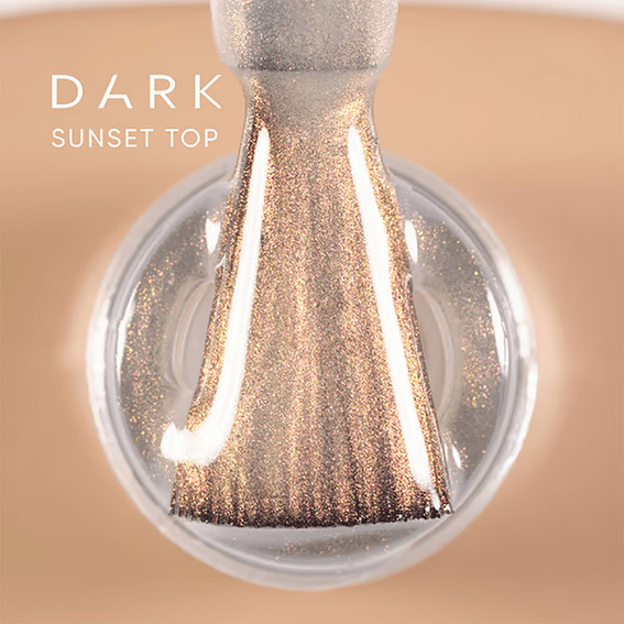Dark Sunset Top mit goldenem Mikroschimmer 10 ml - Фото №2