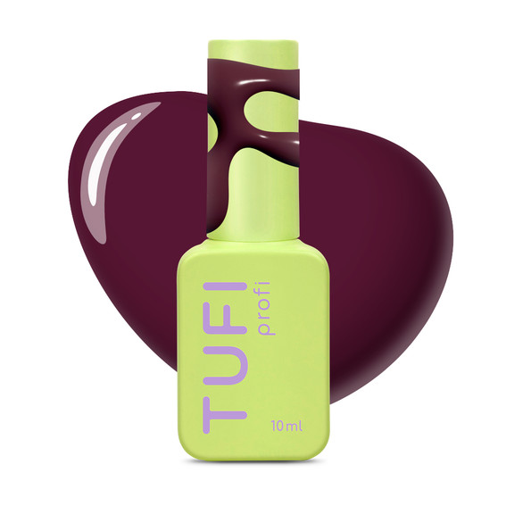 Gel polish TUFI profi REDLINE 07 Flow dark burgundy 10 ml (0331247) - Фото №1
