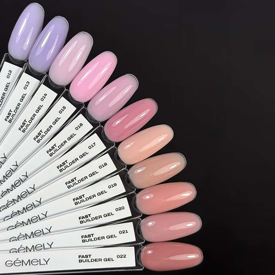 Nagelverlängerungsgel GEMELY Fast Builder Gel 14 Zartrosa 30 ml ( 7704093) - Фото №3