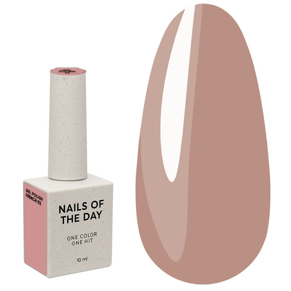 Gellak NAILSOFTHEDAY French Gel Polish 03 naakt 10 ml - Фото №1