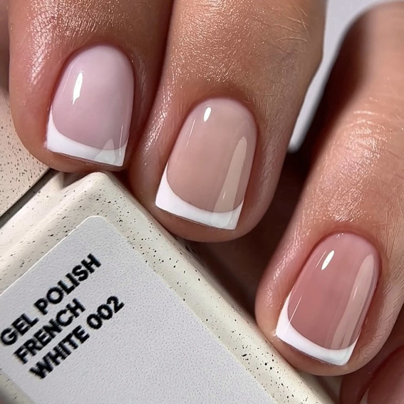 Gellak NAILSOFTHEDAY French White 002 Gel Polish koel ultra wit 10 ml - Фото №5