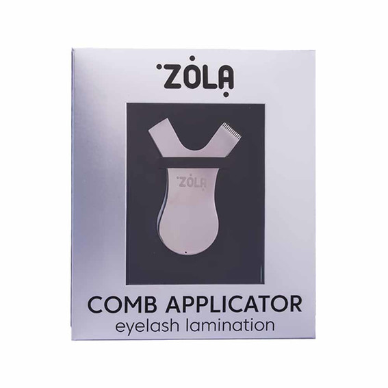 Metal applicator comb ZOLA silver - Фото №3