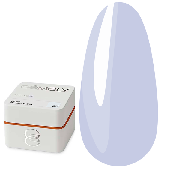 Гель для наращивания GEMELY Fast Builder Gel 27 светло-голубой 30 мл (7704465) - Фото №1
