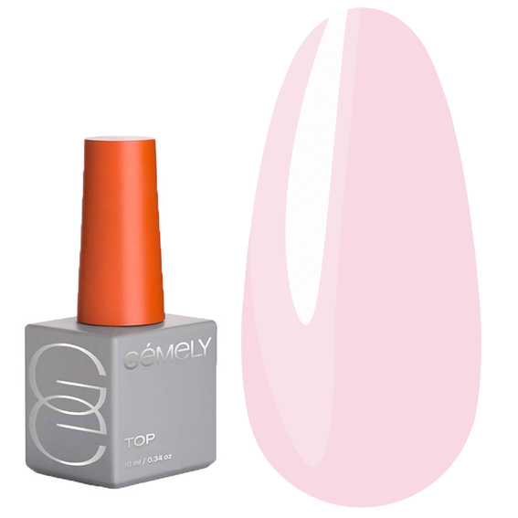GEMELY Neo Cover 16 Nagel-Top Coat zartrosa ohne Schwitzschicht mit UV-Filter 10 ml - Фото №1