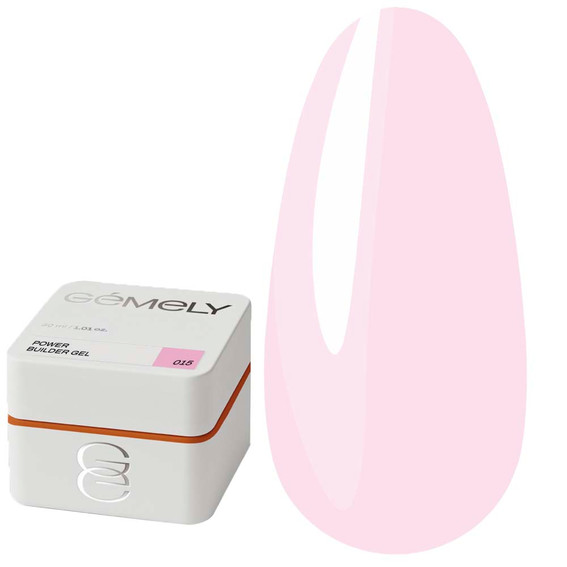 GEMELY Power Builder Gel 15 Aufbaugel klassisch rosa 30 ml - Фото №1