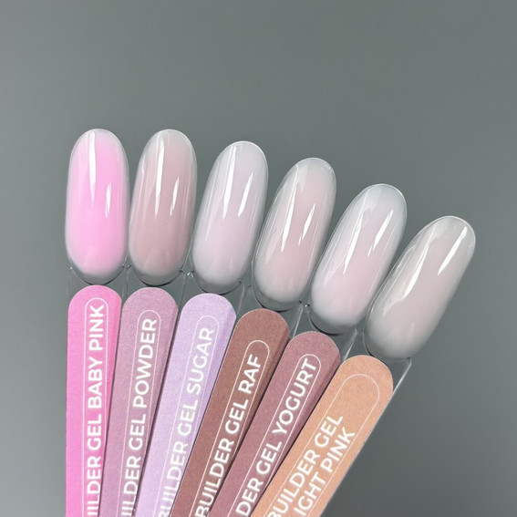 Gel for extensions Touch Builder gel Candy cotton 30 ml - Фото №3