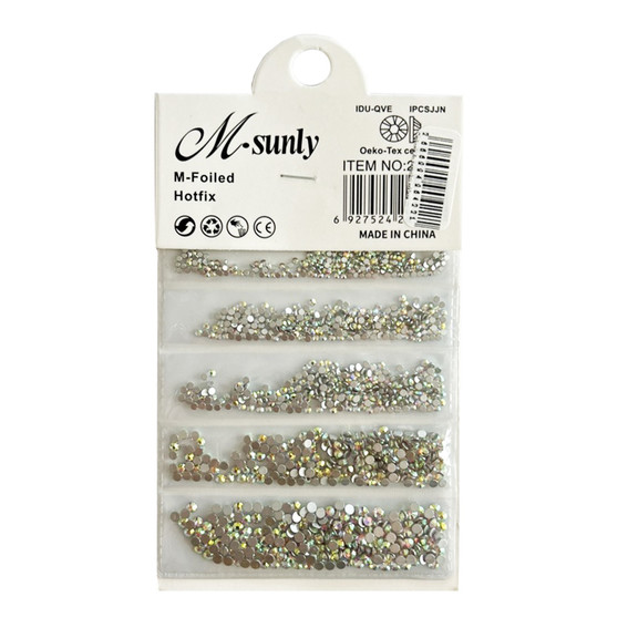 Glazen strass steentjes voor nagels BLING holografisch
