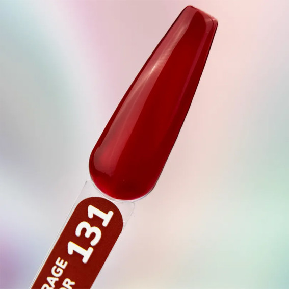 YOUARECUTE Gellack Color 131 Glas-Effekt Dunkelrot, 5 ml (993-4765-1325) - Фото №3