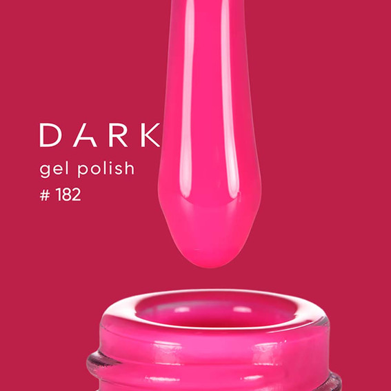 Gellak DARK New collection 182 fel fuchsia 6 ml - Фото №2
