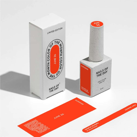 Gellak NAILSOFTHEDAY Color of the month June 2026 Dopamine 10 ml - Фото №8