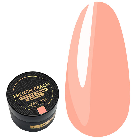 Gel-Nagellack Slowianka French Peach 5 g - Фото №1