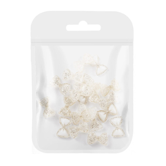 Nagelkunst strikken 3D witte 20 stuks - Фото №1