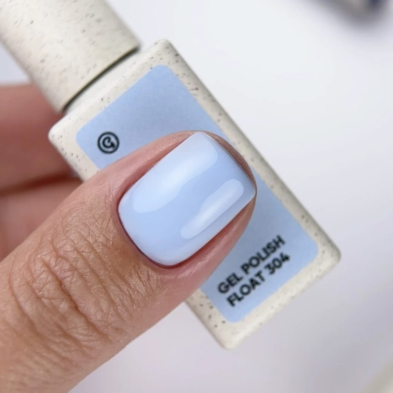 Gellak NAILSOFTHEDAY 304 Float pastelblauw 10 ml - Фото №5