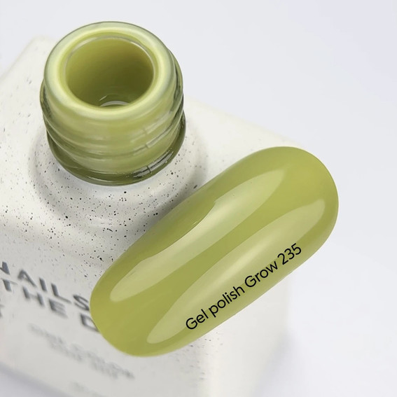Gellak NAILSOFTHEDAY 235 Grow olijf 10 ml - Фото №4
