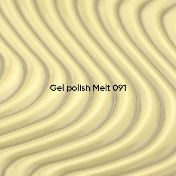 Gellak NAILSOFTHEDAY 091 Melt pastel lichtgeel 10 ml - Фото №3
