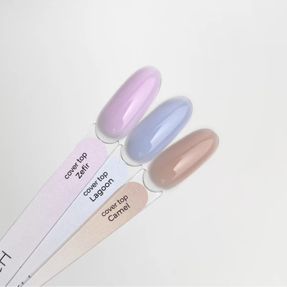 Topcoat voor nagels TOUCH Cover top Camel 13 ml - Фото №5
