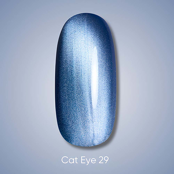 Gellak DARK Cat Eye 29 blauw 10 ml - Фото №4