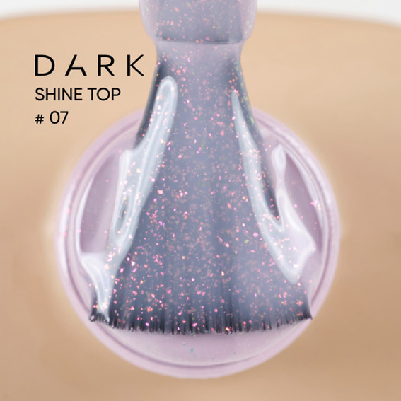 Dark Shine Top 7 lichtroze met een roze glans 10 ml - Фото №2