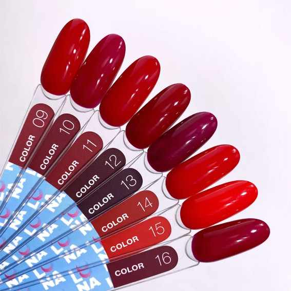 Gellak LUNA color 13 bordeauxrood 8 ml (047-2060-1186) - Фото №6