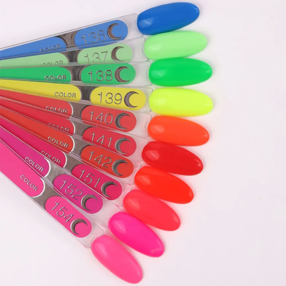 Gellak LUNA color 142 fel neonrood 8 ml (047-2190-1184) - Фото №5