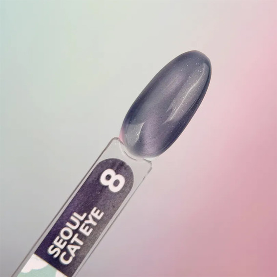 Gellack YOUARECUTE Color Seoul Cat Eye Nr. 8 Dunkelgrau, 5 ml (355-6363-1965) - Фото №3