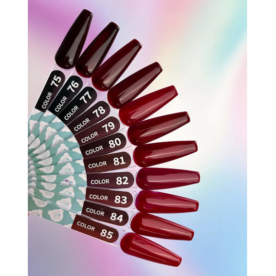 Gellak YOUARECUTE Color 84 licht bordeauxrood 5 ml (993-4106-1019) - Фото №4