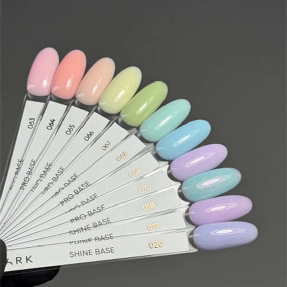 Basis DARK Pro Base Shine 19 lila met roze glans 15 ml - Фото №4