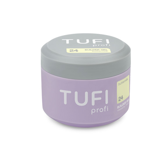 Gel voor extensions TUFI profi Builder Gel UV/LED 24 Buttermilk 30 ml (0334455) - Фото №4