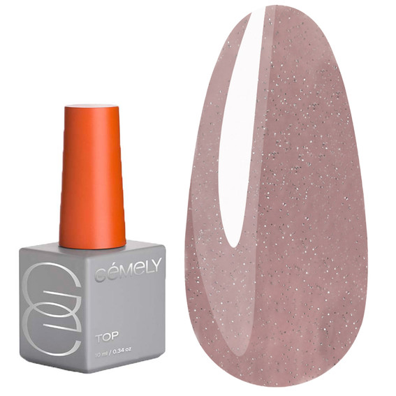 Nagel-Top Coat GEMELY Neo Cover 33 Nude-Schimmer, ohne Schwitzschicht, mit UV-Filter, 10 ml (7704676) - Фото №1