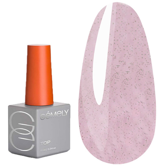 Nagel-Top Coat GEMELY Neo Cover 32 Rosa-Schimmer, ohne Schwitzschicht, mit UV-Filter, 10 ml (7704675) - Фото №1