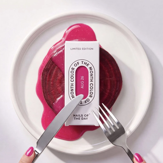 Gellak NAILSOFTHEDAY Color of the month August 2026 Chrin 10 ml - Фото №6