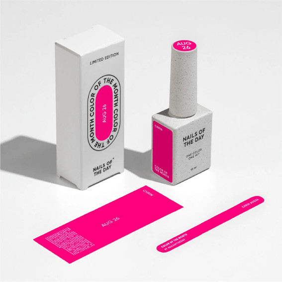 Gellak NAILSOFTHEDAY Color of the month August 2026 Chrin 10 ml - Фото №8