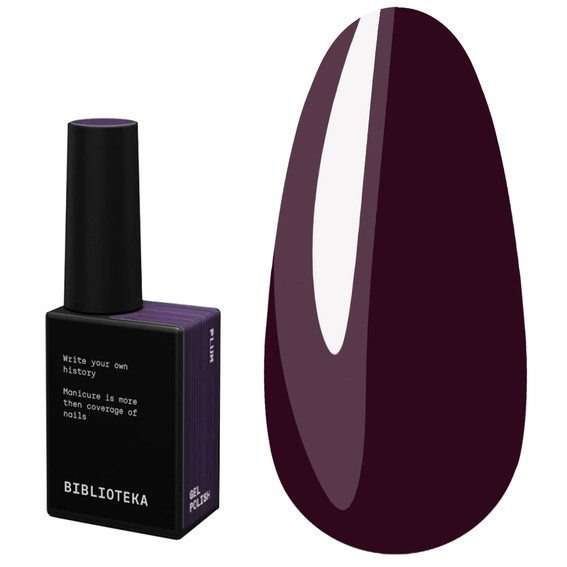 Gellak BIBLIOTEKA WARM LAYERS 21 Plum pruim 10 ml - Фото №1