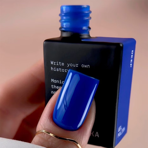 Gellak BIBLIOTEKA STATEMENT 31 Deep blauw 10 ml - Фото №3