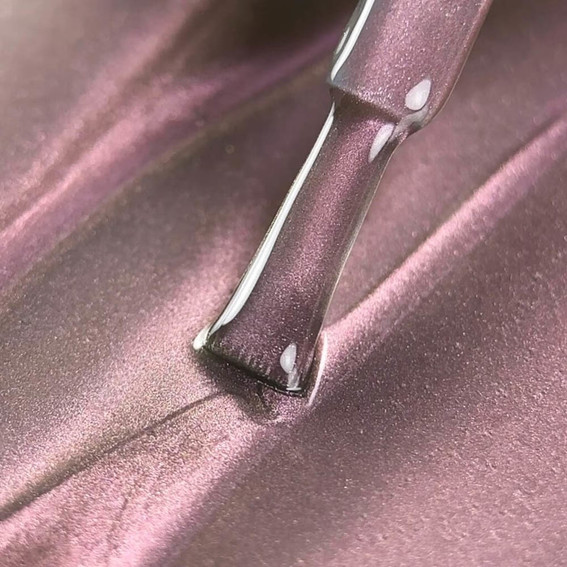 Gellak BIBLIOTEKA CAT EYE RAYS 15 Nebula lila-roze 10 ml - Фото №2