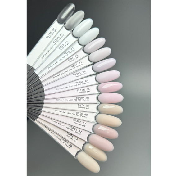 Gel voor extensions BIBLIOTEKA Builder gel 05 Bloom roze 30 ml - Фото №6