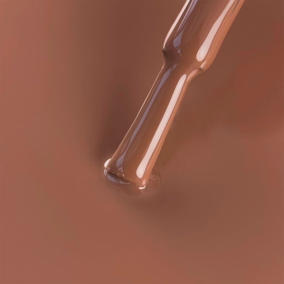 Gellak BIBLIOTEKA MONO BROWN 35 Umber natuurlijk bruin 10 ml - Фото №2