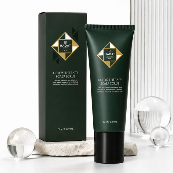 Dieptereinigende hoofdhuidscrub Hadat Detox Therapy Scalp Scrub 150 ml - Фото №3