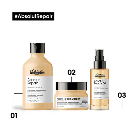Haarmasker L'Oreal Absolut Repair 250 ml - Фото №4