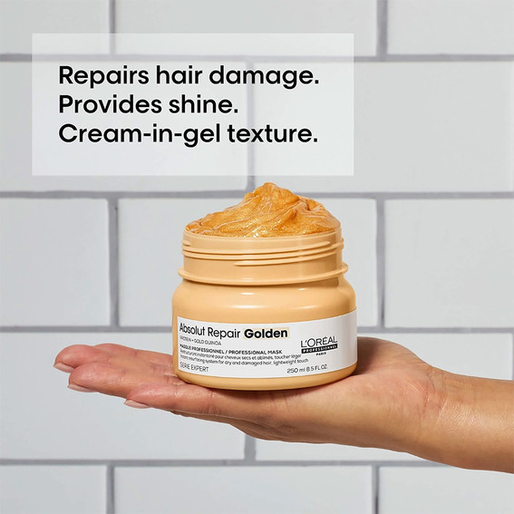 Haarmasker L'Oreal Absolut Repair Golden 250 ml - Фото №2