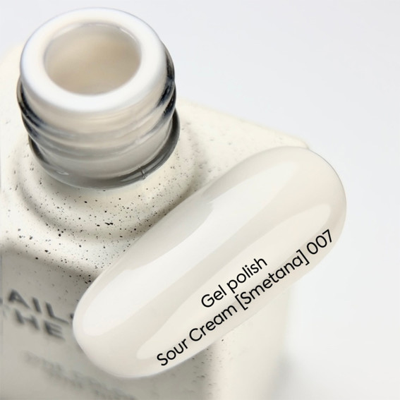 Gellak NAILSOFTHEDAY 007 Sour Cream melkachtig 10 ml - Фото №3