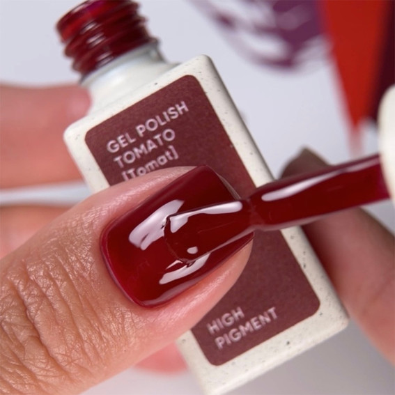 Gellak NAILSOFTHEDAY 130 Tomato rood 10 ml - Фото №4
