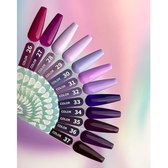 Gellak YOUARECUTE Color 37 paarse wijn 5 ml (993-4057-1065) - Фото №4