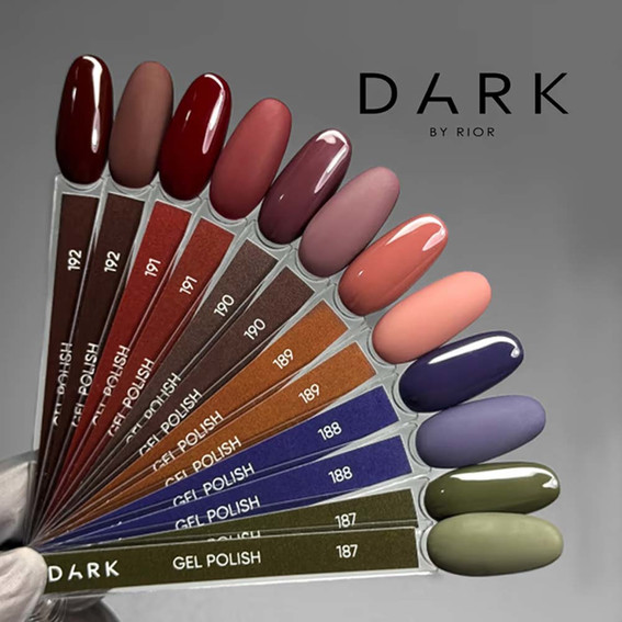 Gellak DARK 191 diep wijnrood 6 ml - Фото №3