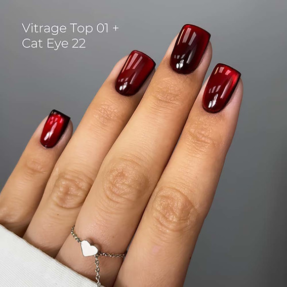 DARK Vitrage Top 01 rood 6 ml - Фото №4