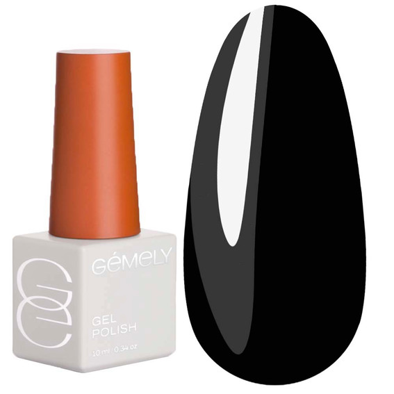 Gellak GEMELY Max color 01 zwart 10 ml (7704729) - Фото №1
