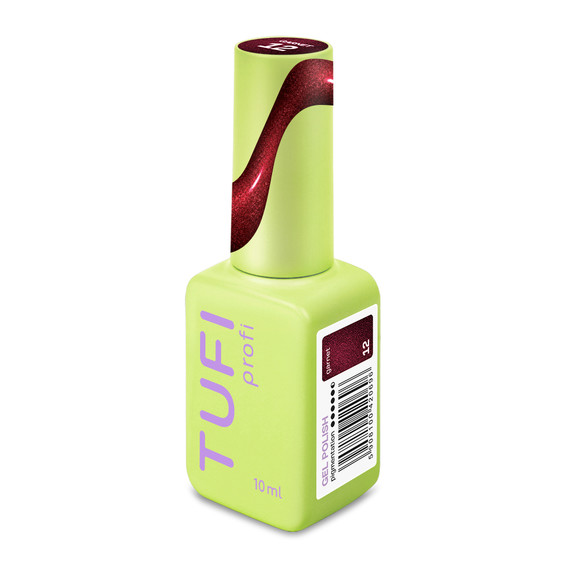 Gellak TUFI profi REDLINE 12 Garnet Rood met glans 10 ml (0335509) - Фото №2