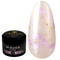 Gel for extension Crystal Builder Gel KISS 4 milky with purple hearts 15 ml - Фото №1